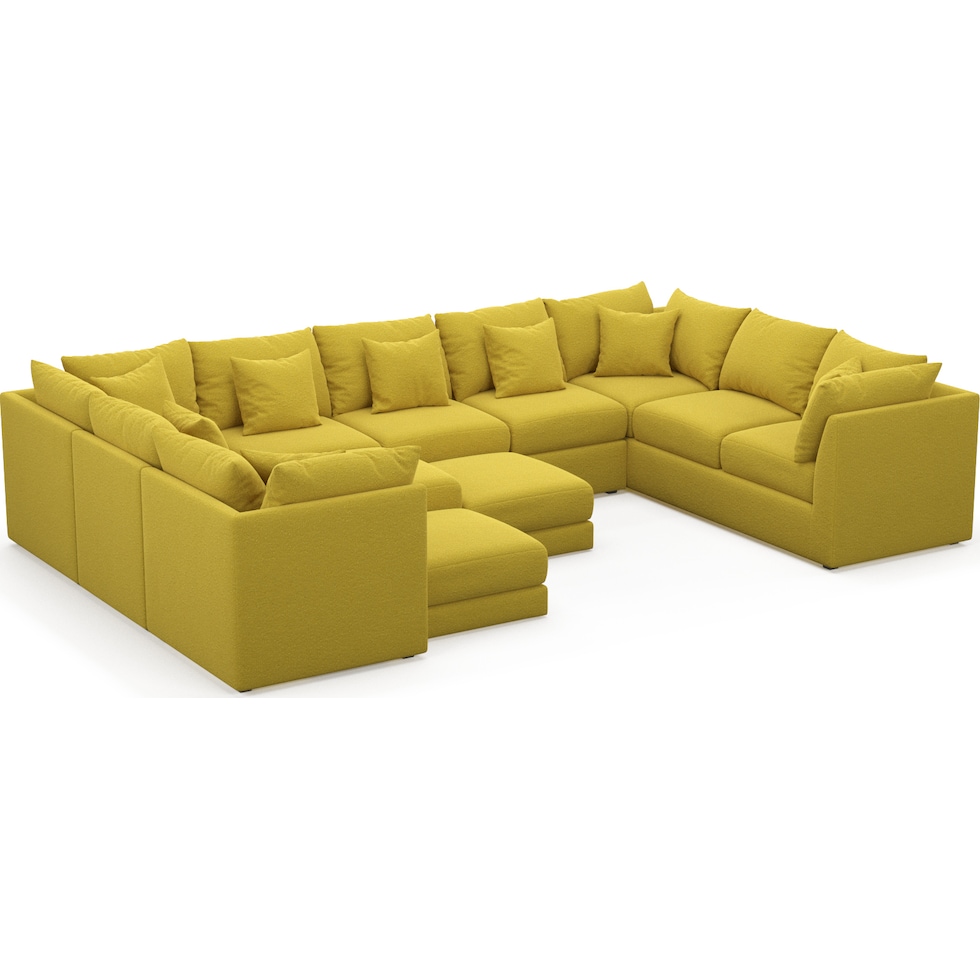 nest gold sectional   