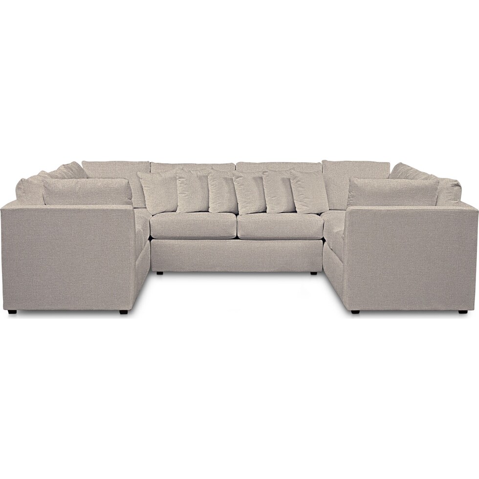 nest gray  pc sectional   