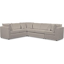 nest gray  pc sectional   