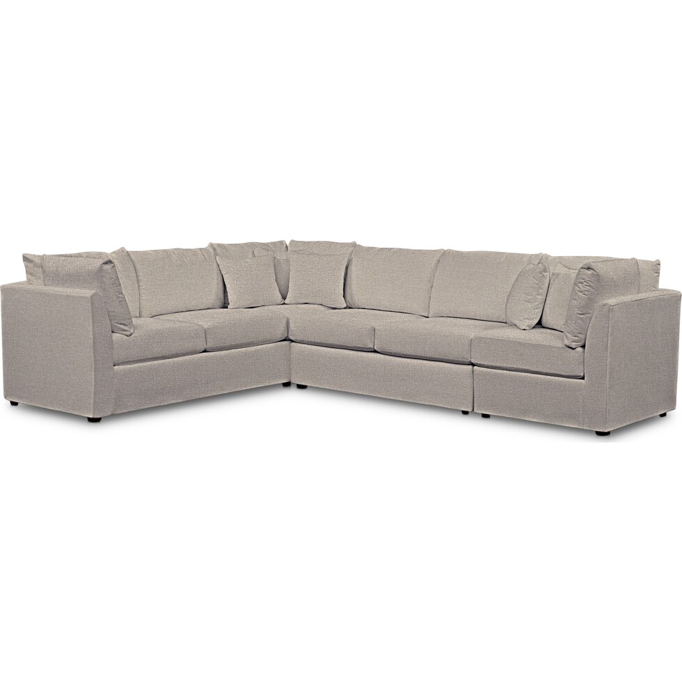 nest gray  pc sectional   