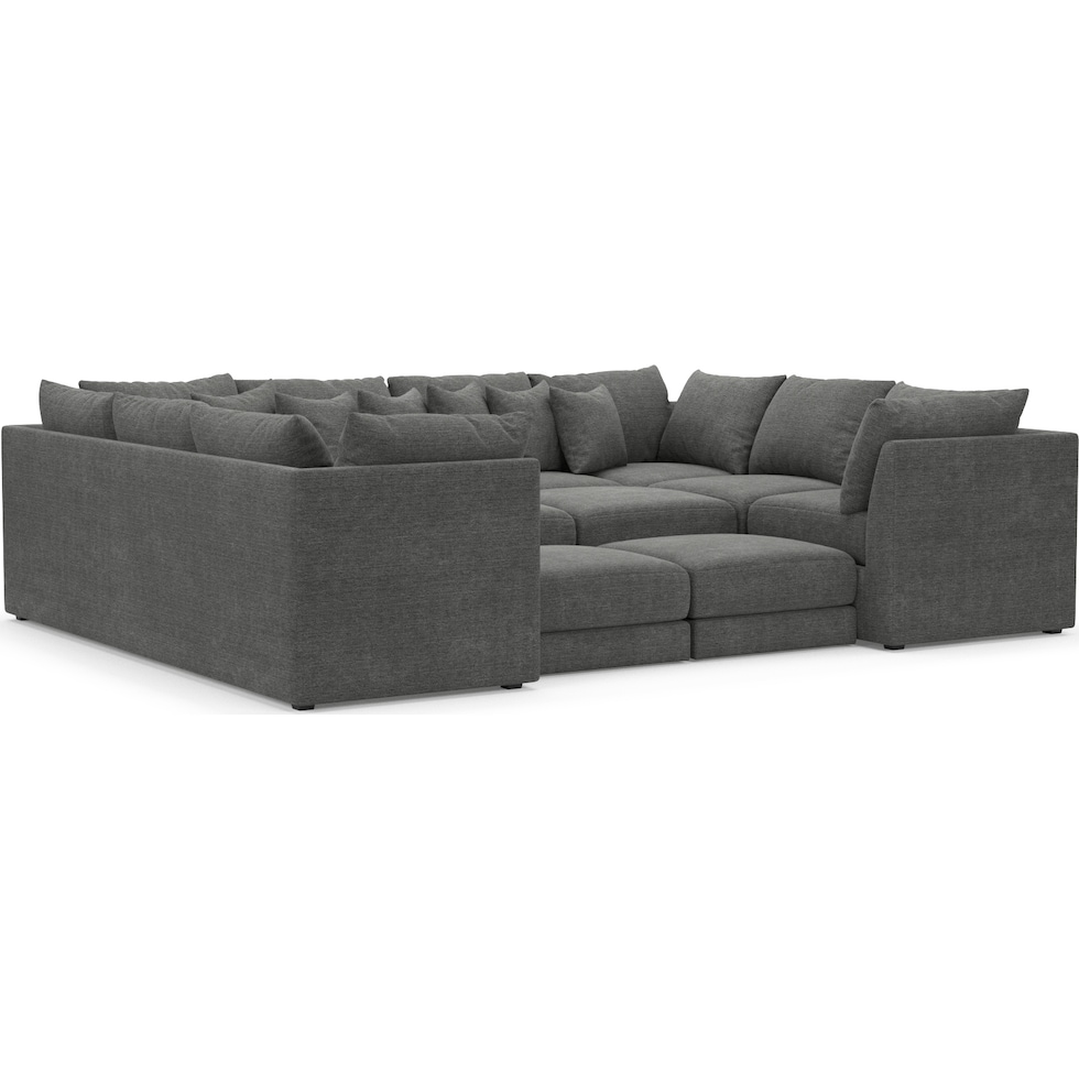 nest gray  pc sectional   