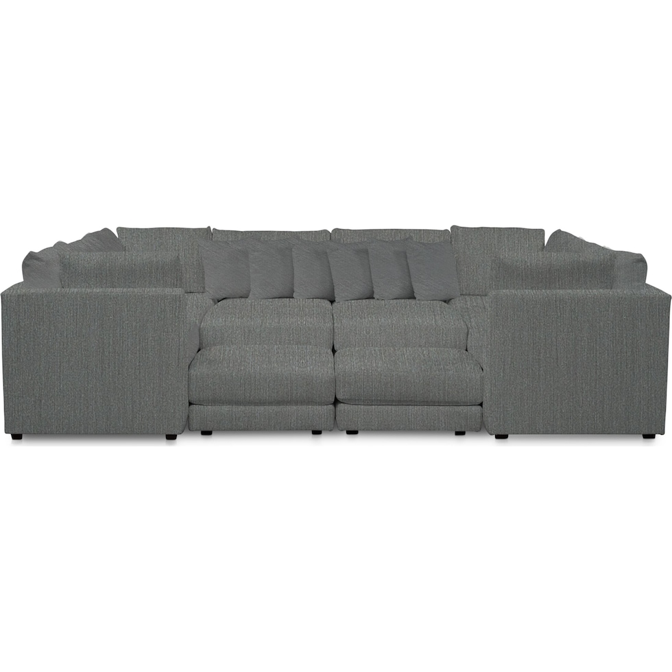 nest gray  pc sectional   