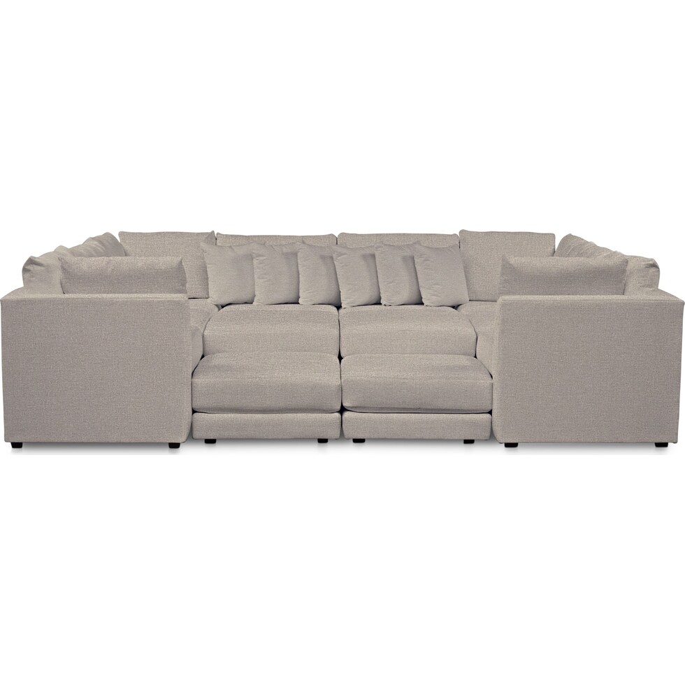 nest gray  pc sectional   