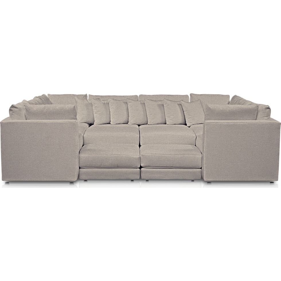 nest gray  pc sectional   