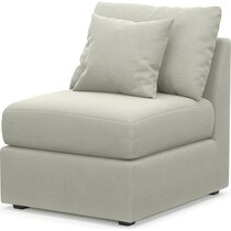 nest gray armless chair   