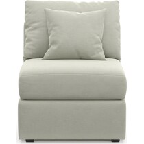 nest gray armless chair   