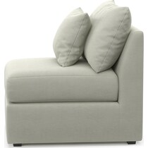 nest gray armless chair   