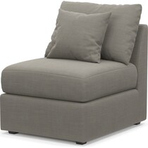 nest gray armless chair   