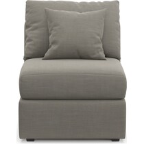 nest gray armless chair   