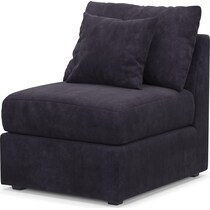nest gray armless chair   