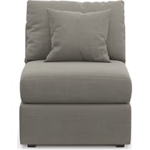 nest gray armless chair   
