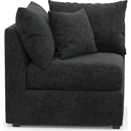 Nest Foam Comfort Corner Chair - Sherpa Charcoal