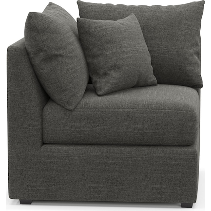 Nest Foam Comfort Corner Chair - Curious Charcoal