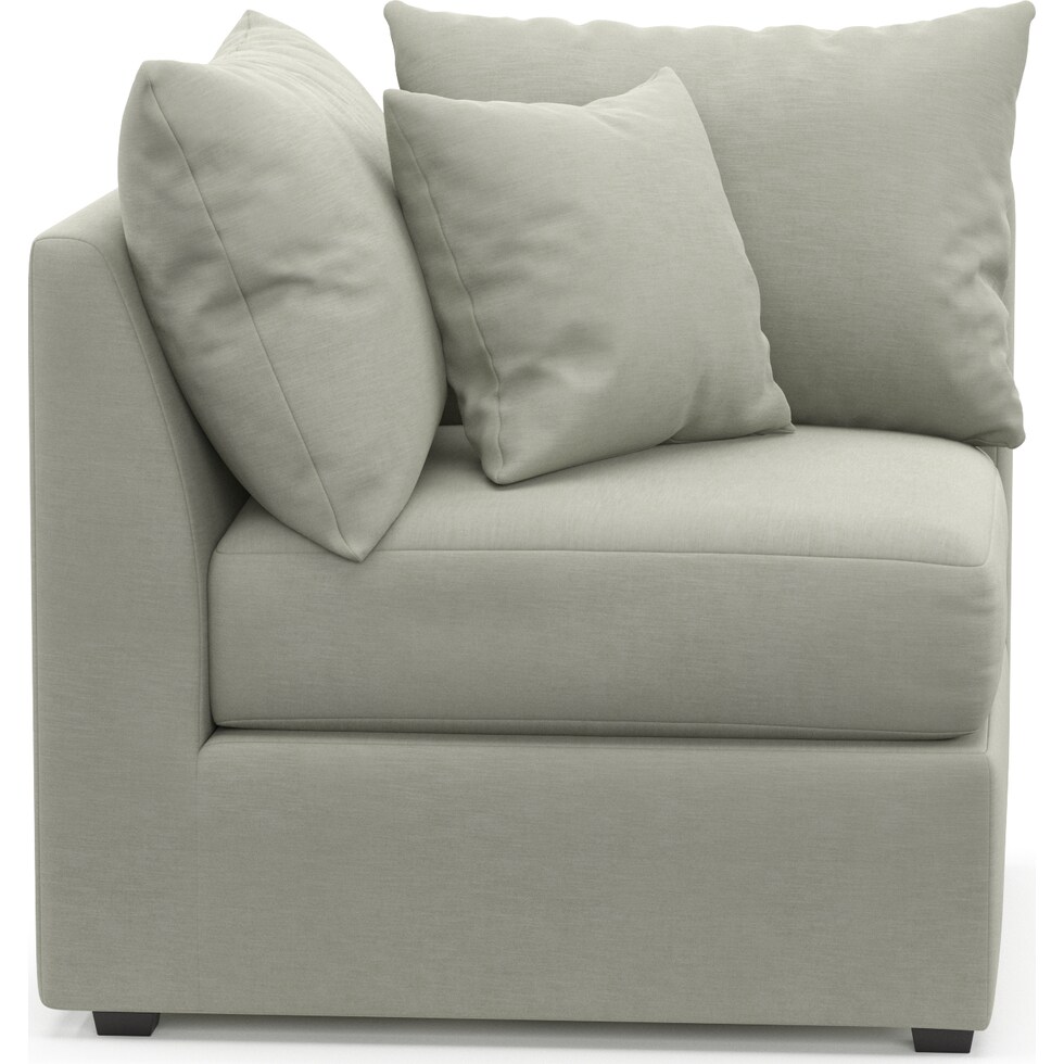 nest gray corner chair   