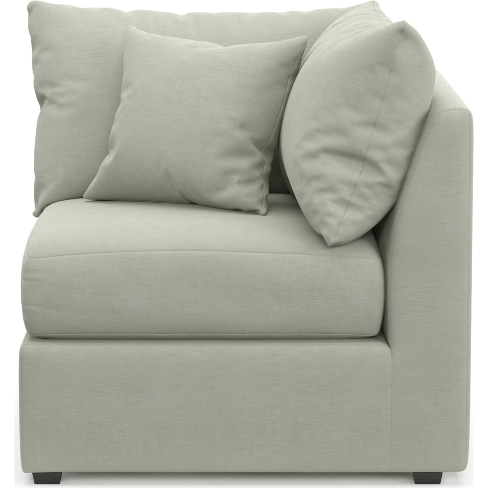 nest gray corner chair   
