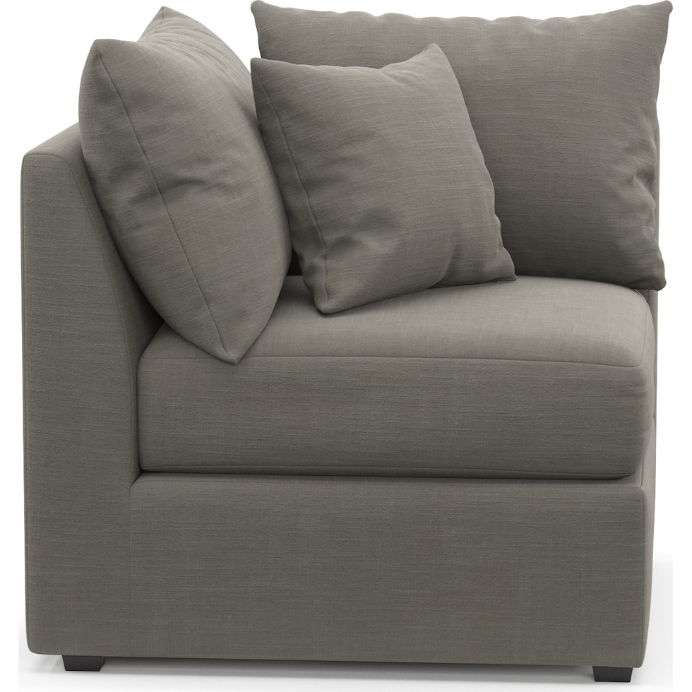 nest gray corner chair   