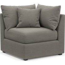 nest gray corner chair   