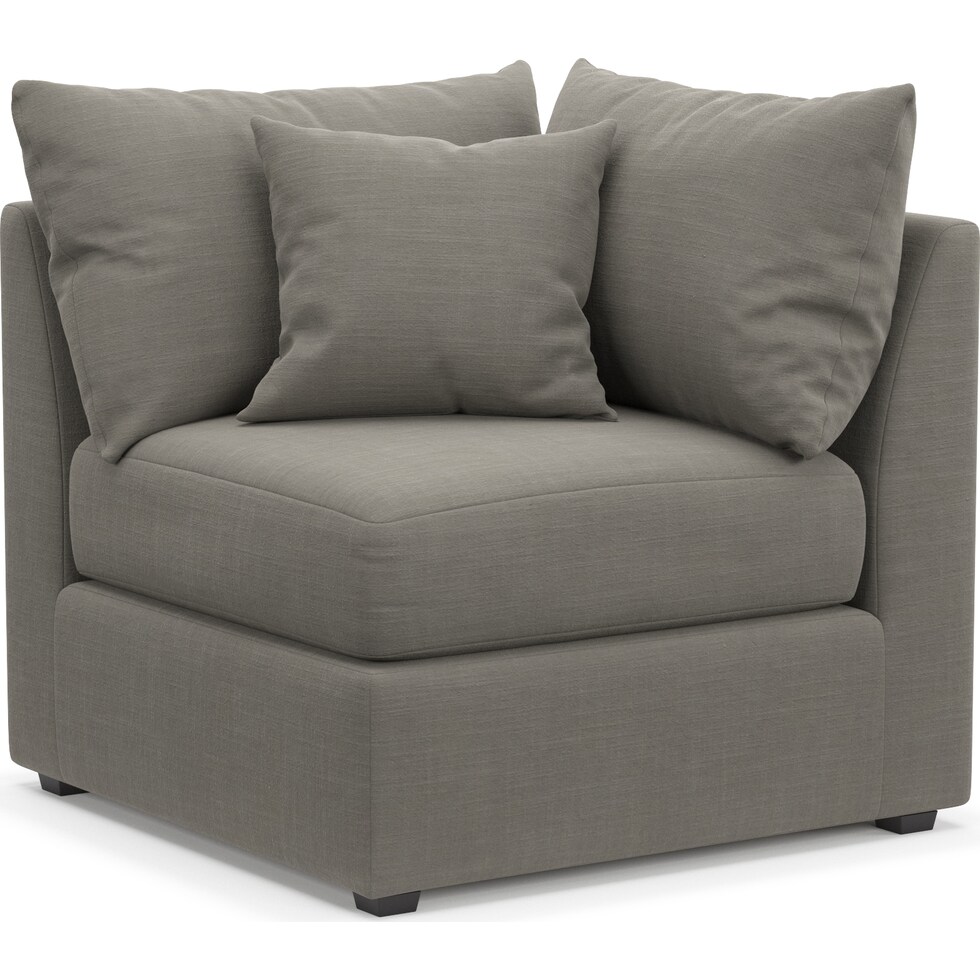 nest gray corner chair   