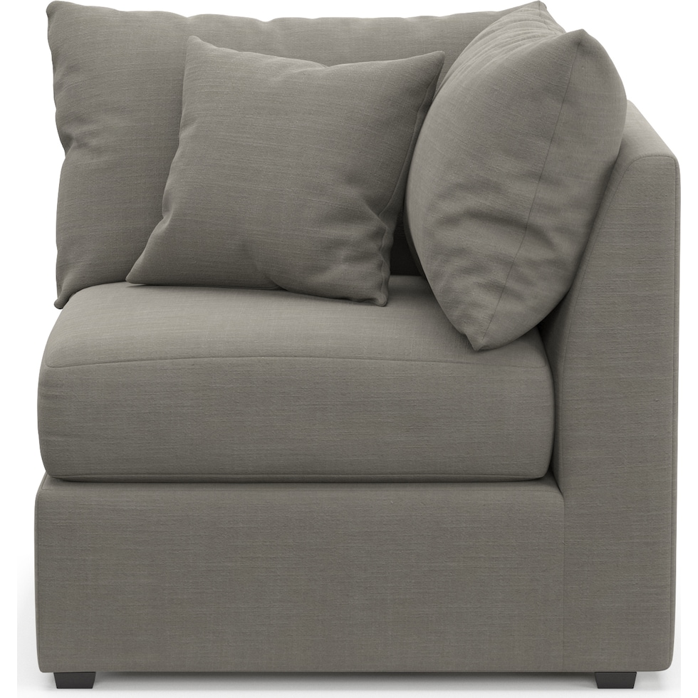 nest gray corner chair   