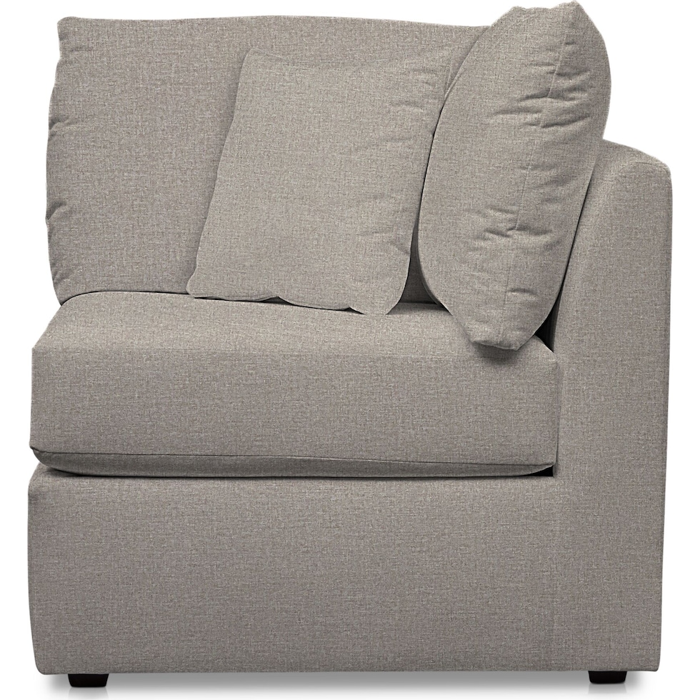 nest gray corner chair   
