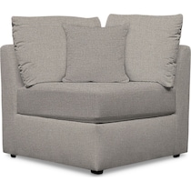nest gray corner chair   