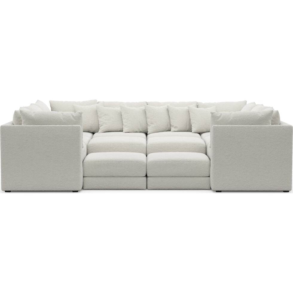 nest gray sectional   