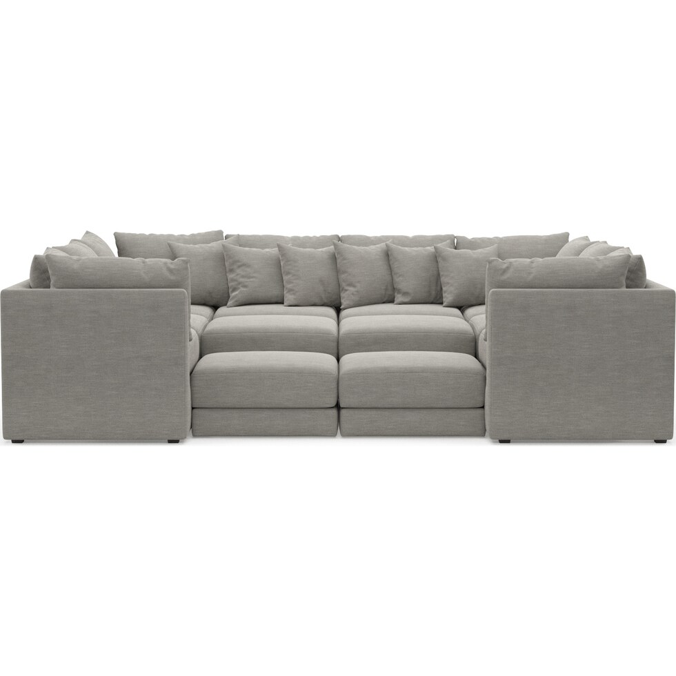 nest gray sectional   