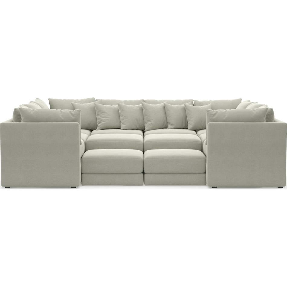 nest gray sectional   