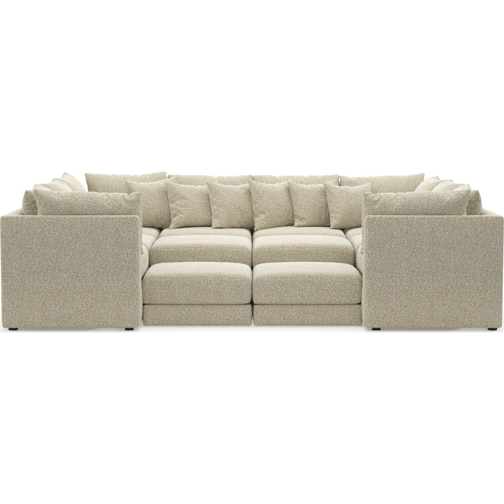 nest gray sectional   