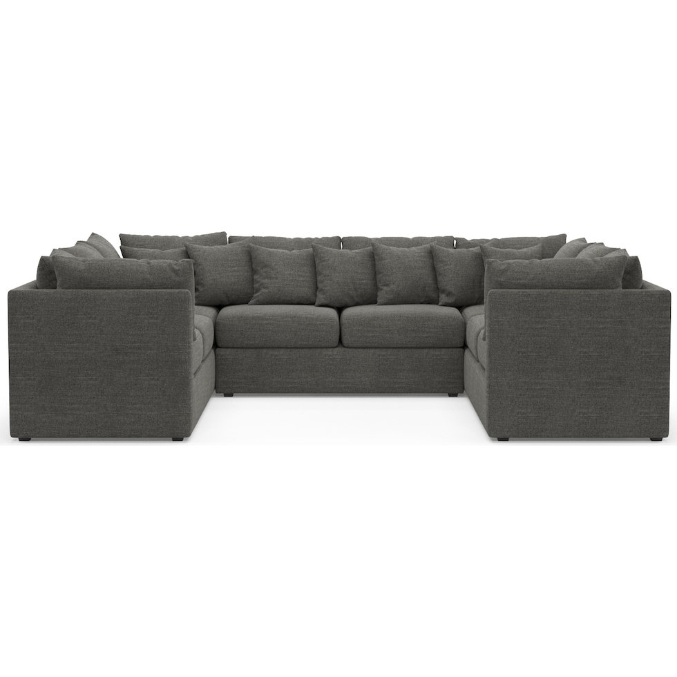 nest gray sectional   