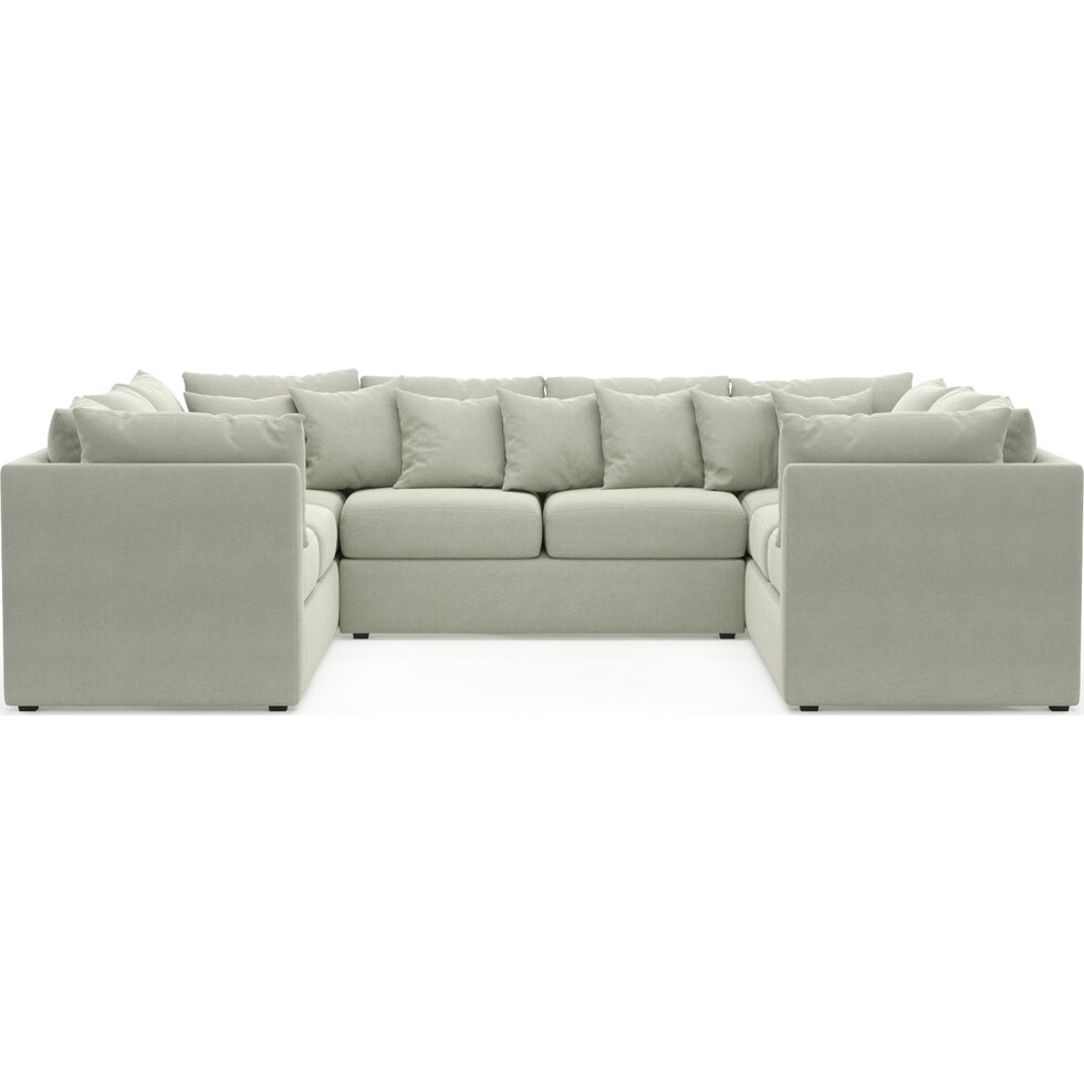 nest gray sectional   