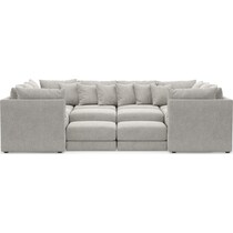 nest gray sectional   
