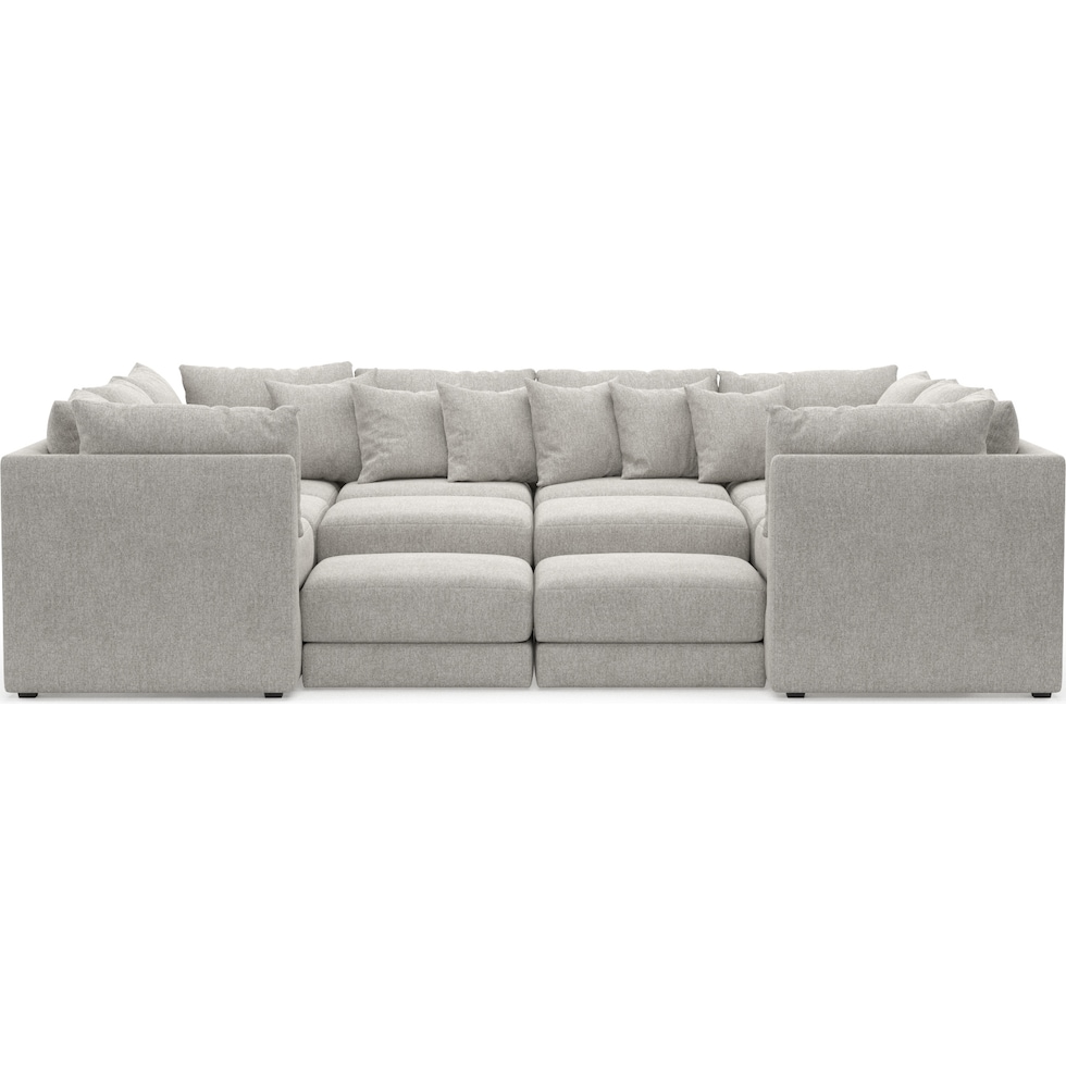 nest gray sectional   