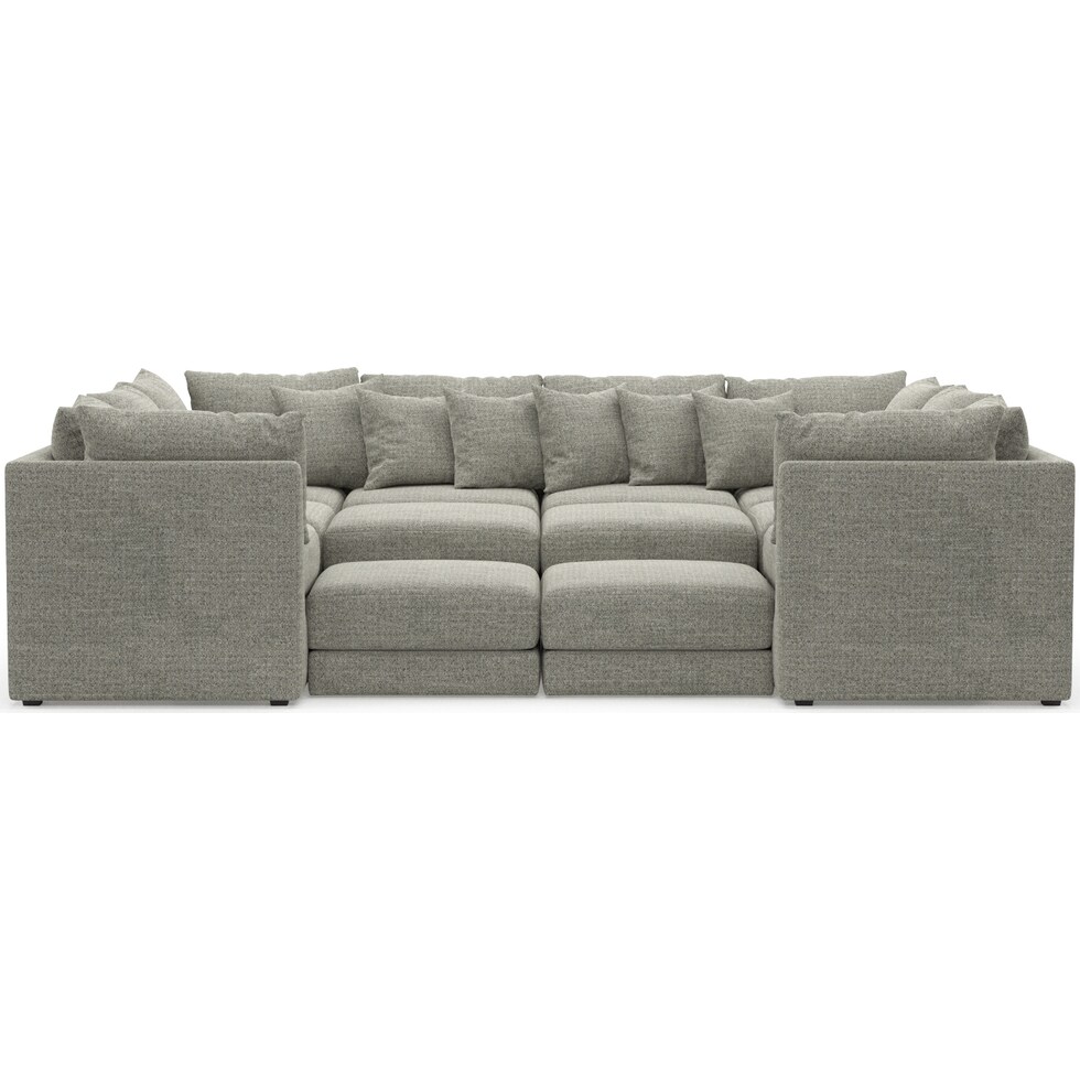 nest gray sectional   