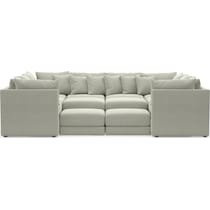 nest gray sectional   