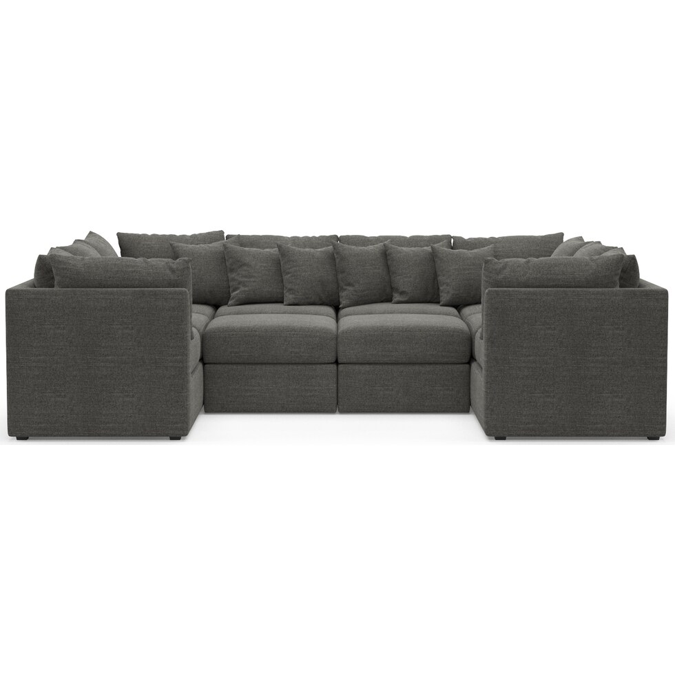 nest gray sectional   