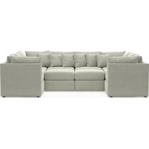 nest gray sectional   