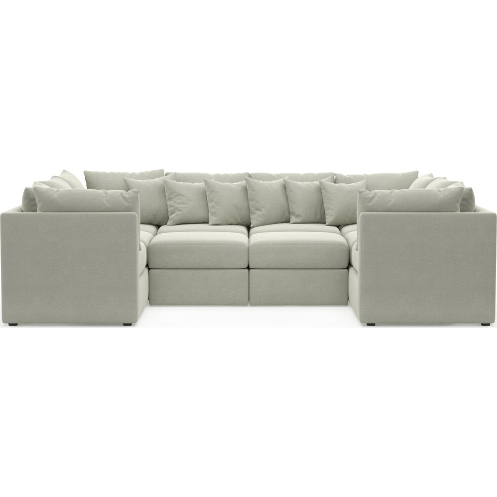 nest gray sectional   