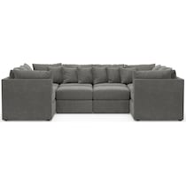 nest gray sectional   