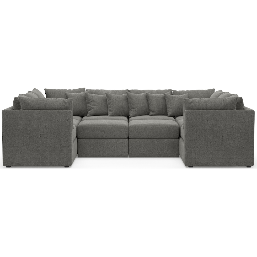 nest gray sectional   