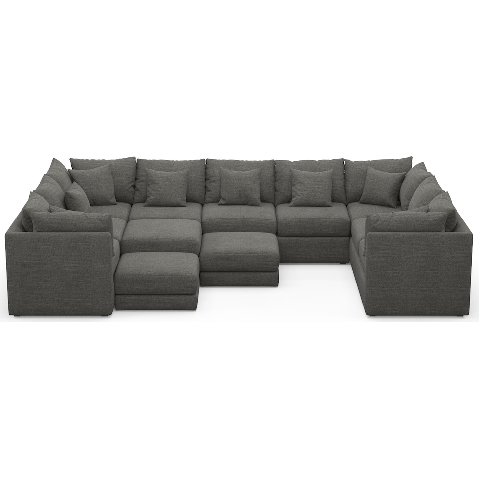 nest gray sectional   