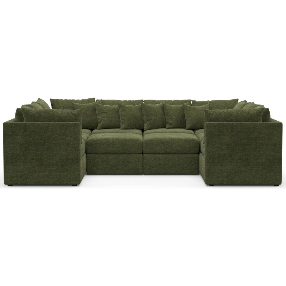 nest green sectional   