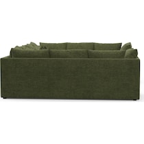 nest green sectional   