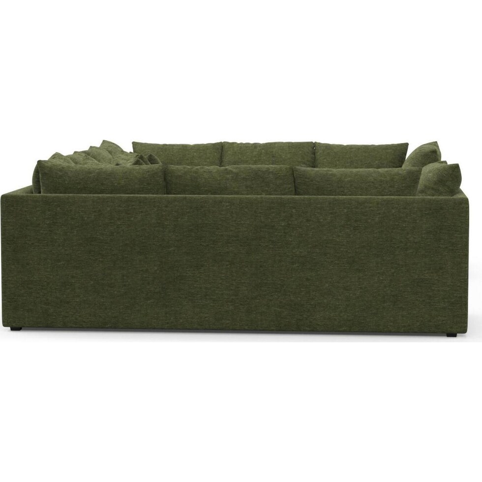 nest green sectional   