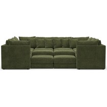 nest green sectional   