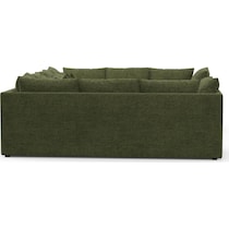 nest green sectional   