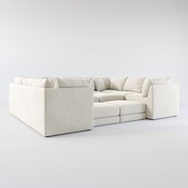 nest light brown sectional web   