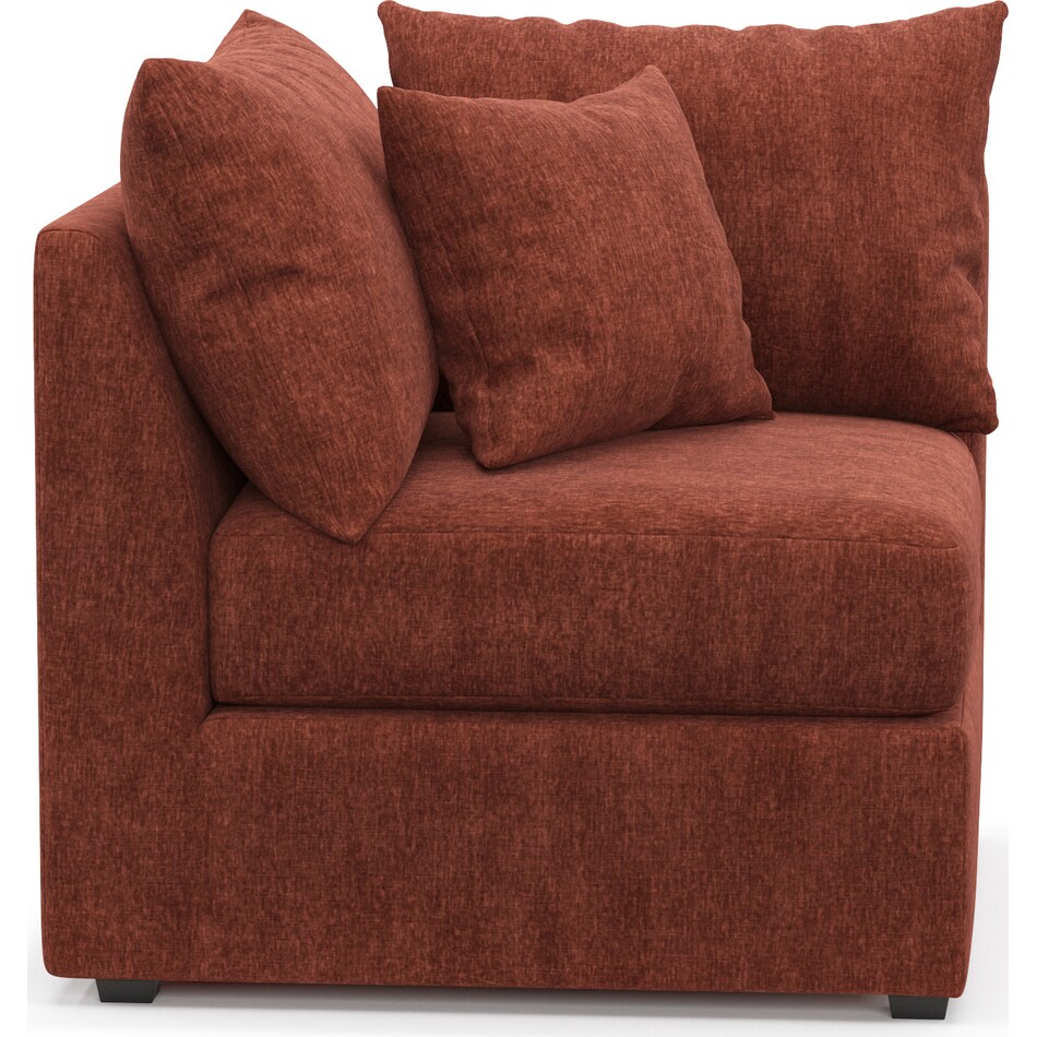 nest orange corner chair   