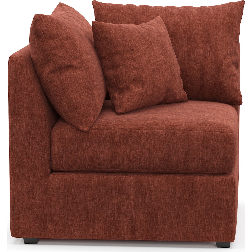 nest orange corner chair   