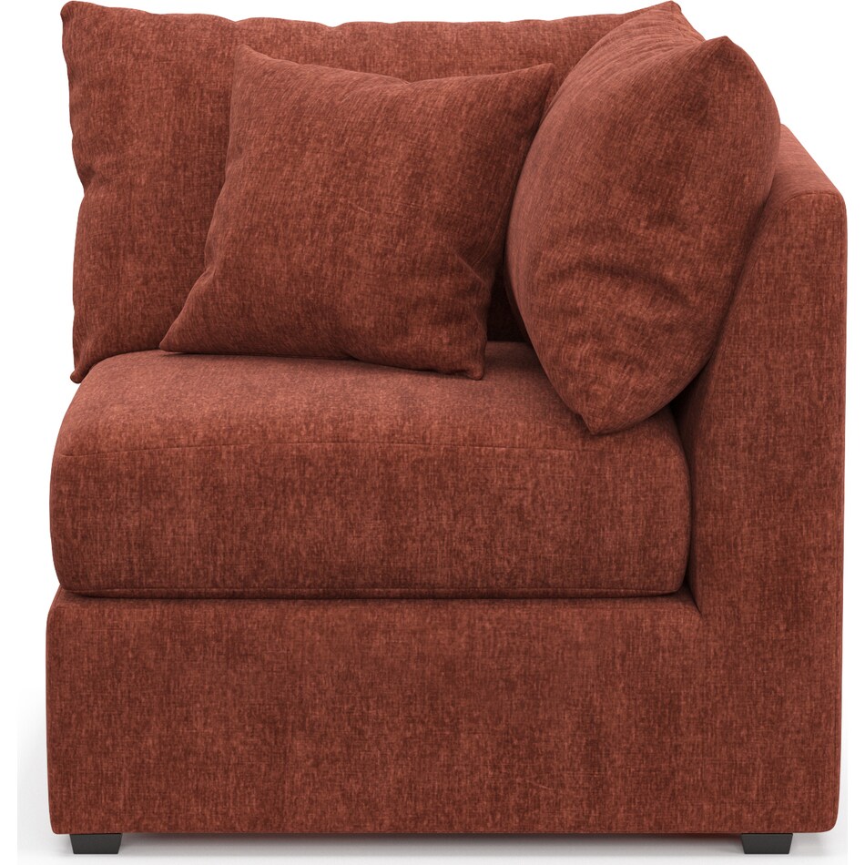 nest orange corner chair   